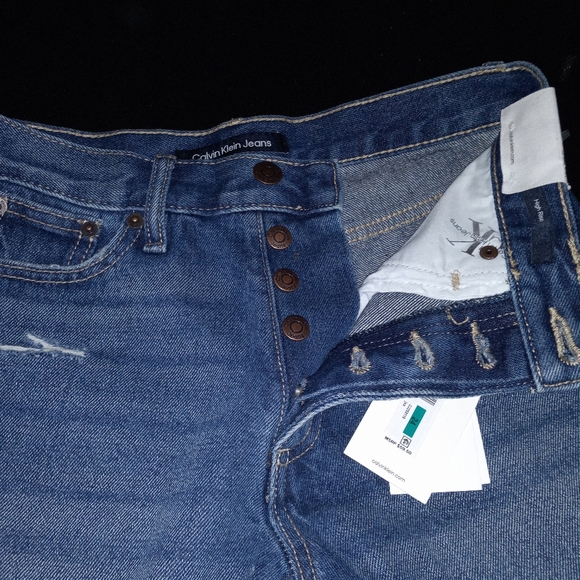 Calvin Klein Jeans Denim Woman Shorts Size 4 - Picture 3 of 7